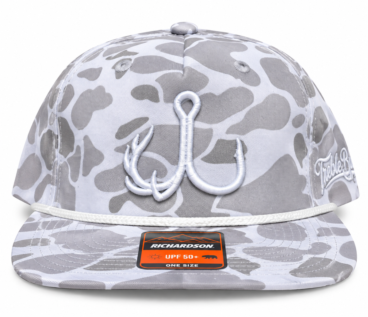 TrebleBuck Frost — Richardson 256 Rope Hat