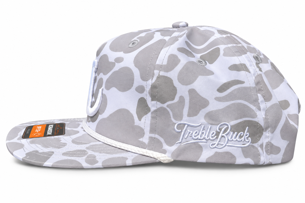 TrebleBuck Frost — Richardson 256 Rope Hat