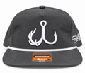 TrebleBuck Graphite — Richardson 256 Rope Hat