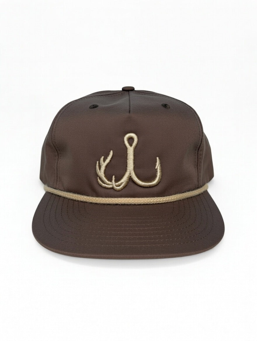 TrebleBuck Richardson 256 Rope Hat Chocolate Chip Birch- Outdoor & Hunting Snapback