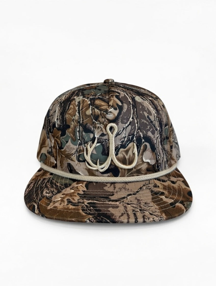 TrebleBuck Richardson 256 Rope Hat Realtree Advantage- Outdoor & Hunting Snapback